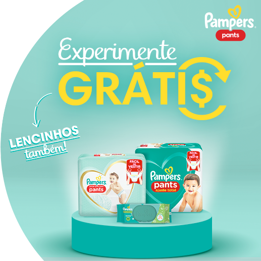 Experimente Grátis Pampers - Descubra P&G