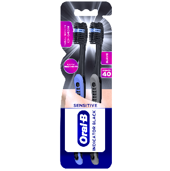 Escova Oral-B Indicator Black 2 unidades