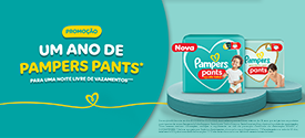 Promoção Um Ano de Pampers Pants