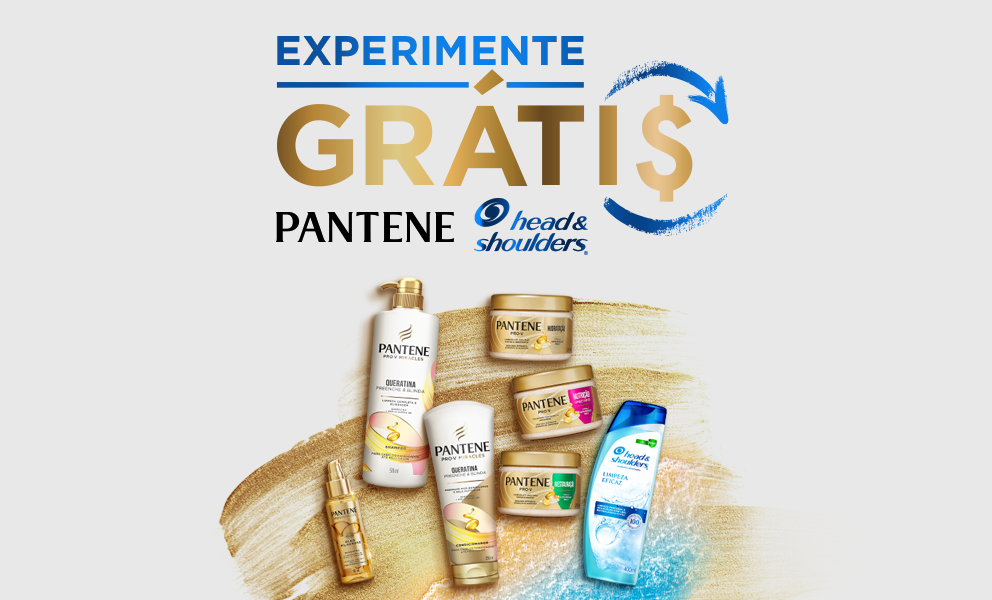 Experimente grátis Pantene e Head and Shoulders