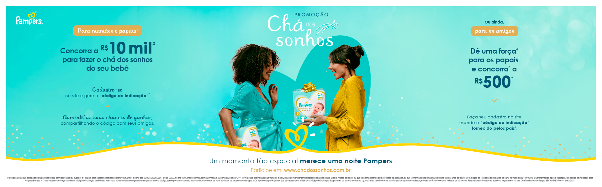 Promo o Ch dos Sonhos Pampers Descubra P G