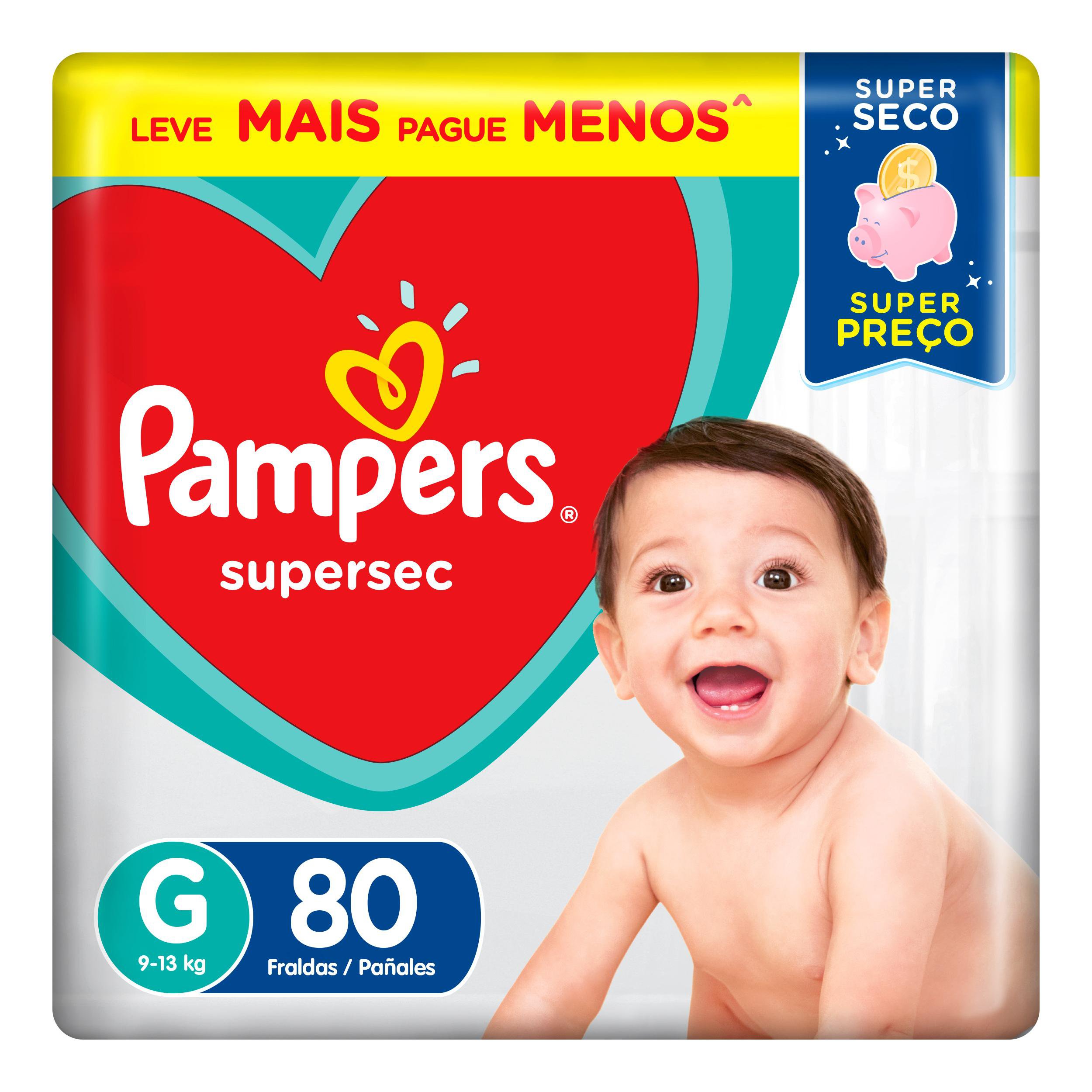 Pampers Supersec Tamanho G