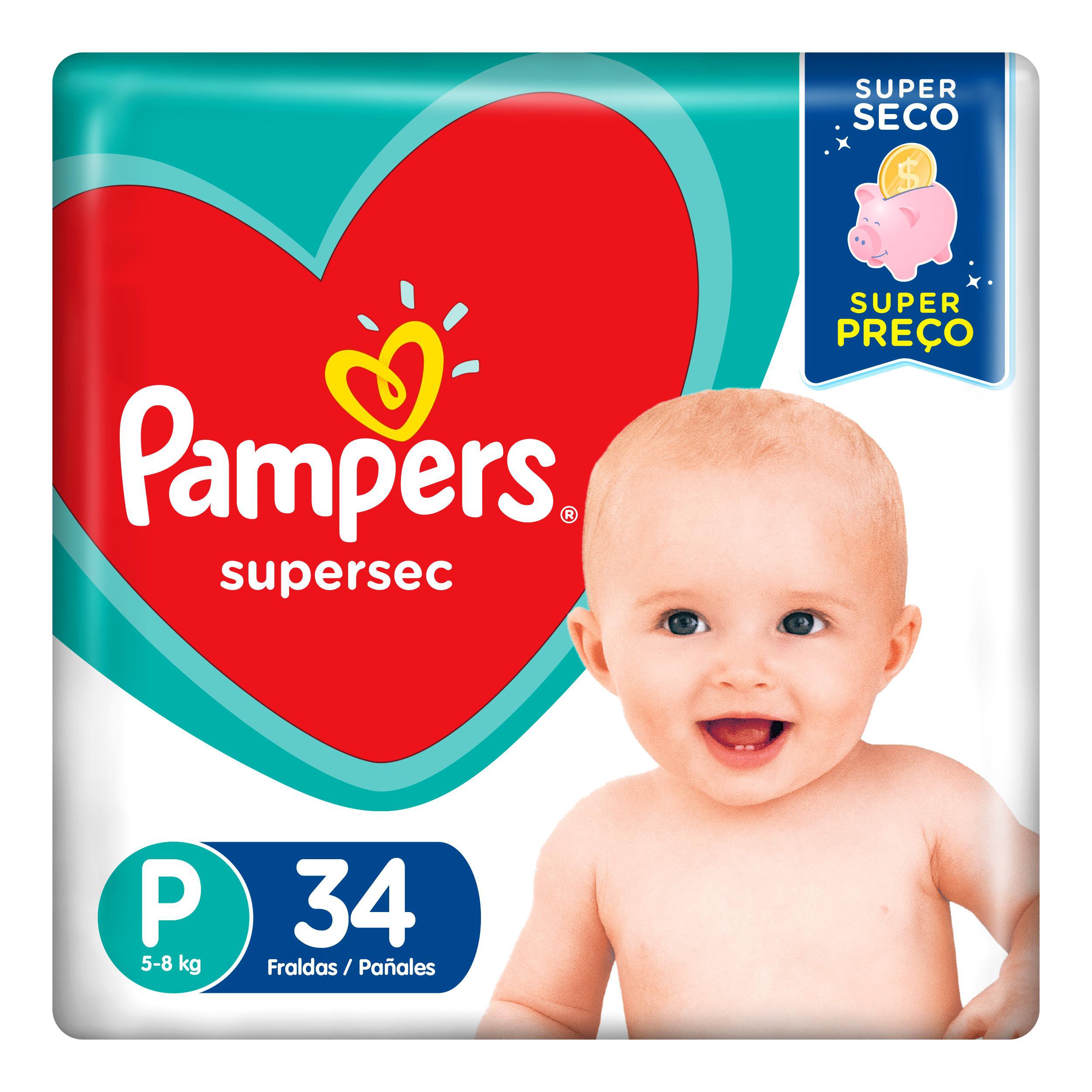 Pampers Supersec Tamanho P