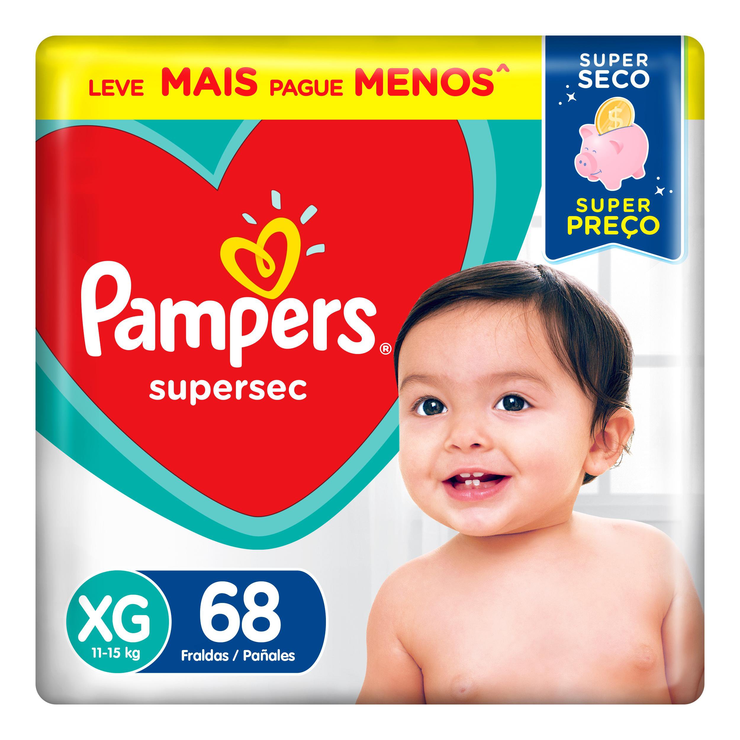 Pampers Supersec Tamanho XG