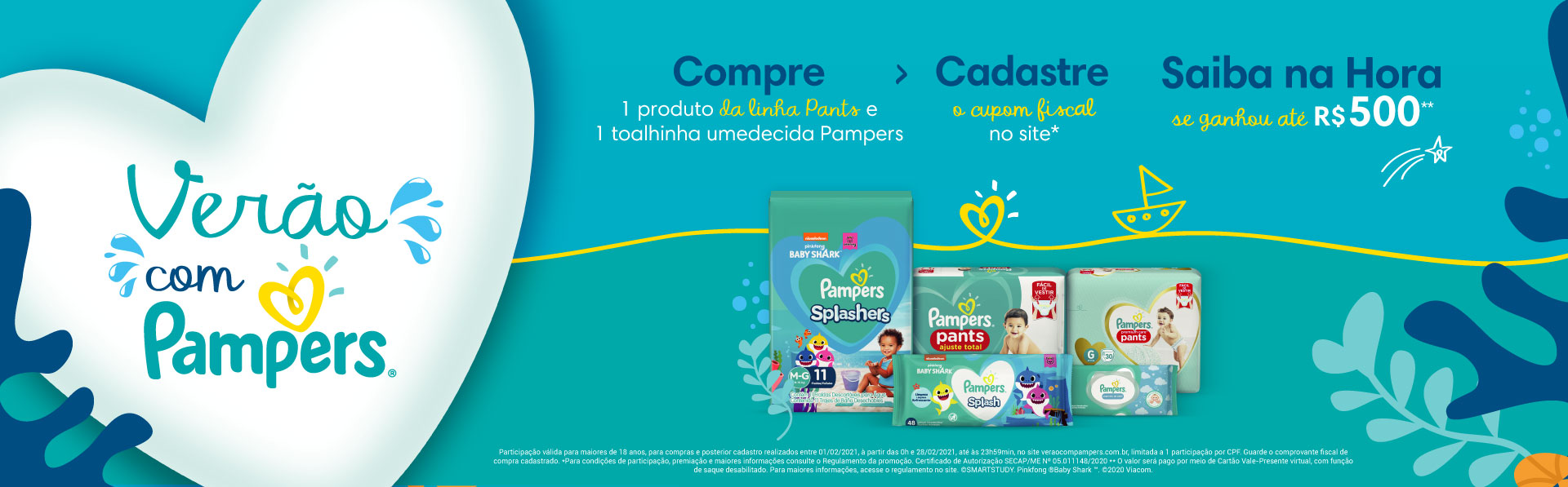 Verão com Pampers - Descubra P&G