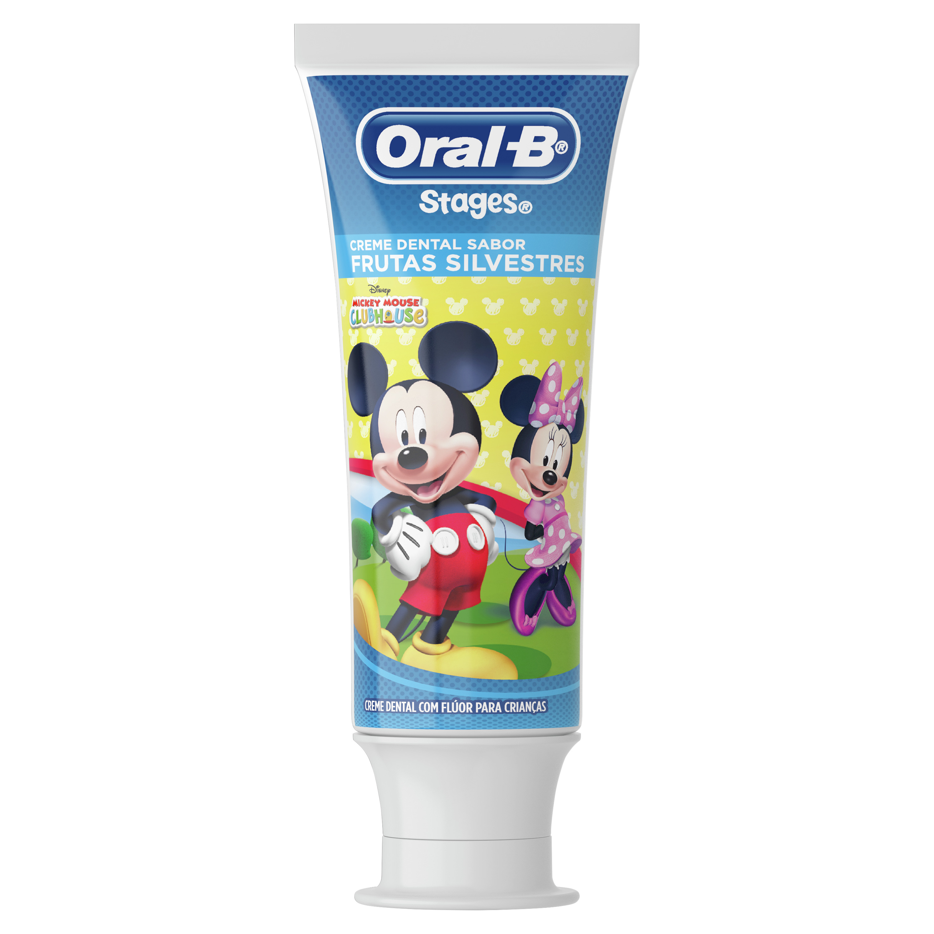 Creme Dental Pro-Saúde Stages Cars-Princesas-Mickey