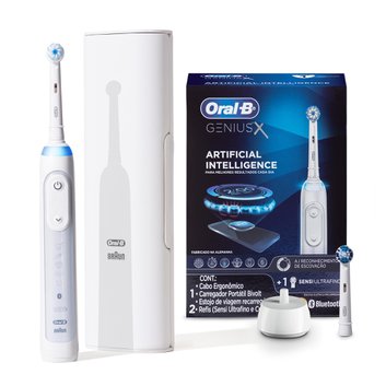 Escova Oral-B Genius X Bivolt + Refis