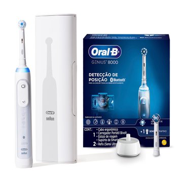 Escova Oral-B Genius 8000 Bivolt + Refis