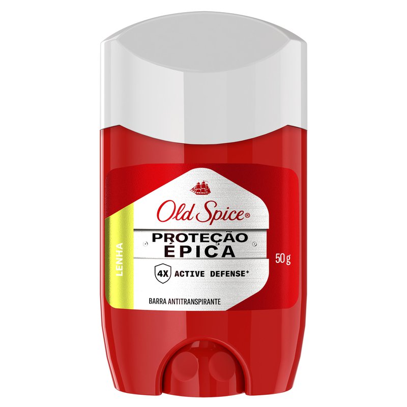 Desodorante Old Spice Barra Lenha 45g