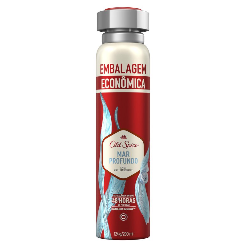 Desodorante Old Spice Spray Mar Profundo 124g