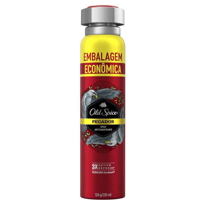 Desodorante Old Spice Spray Pegador 124g