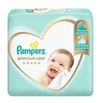 Fralda Pampers Premium Care XG