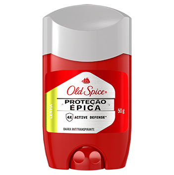 Desodorante em Barra Antitranspirante Old Spice Proteção Épica Lenha 50 g