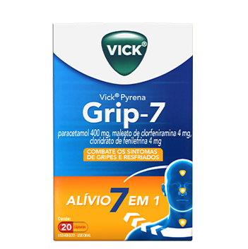 Vick Pyrena Grip 7 20 Cápsulas