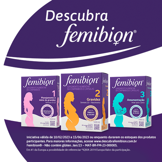 Multivitamínico Femibion 1 Planejamento e Início de gravidez com 28  comprimidos