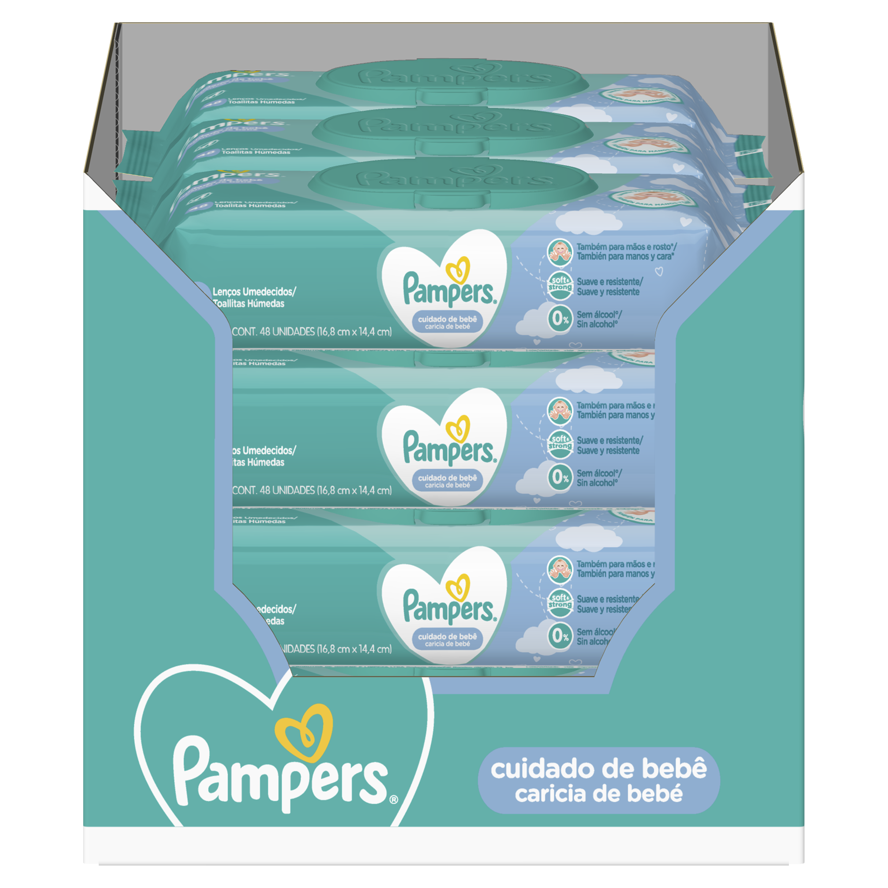 Pampers Cuidado de Bebê Lenços Umedecidos 576 un